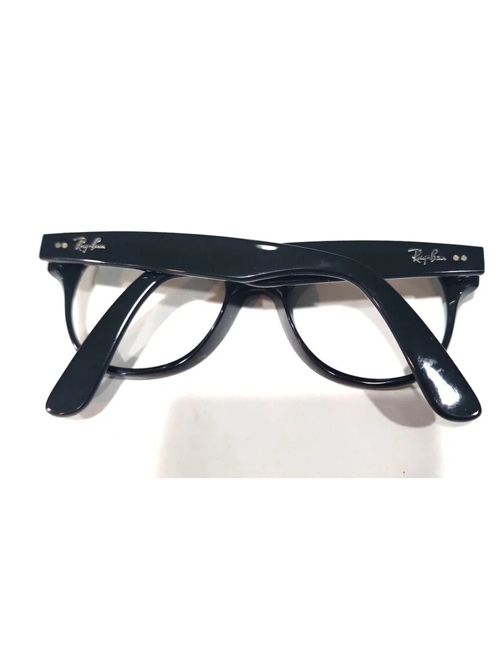 Ray Ban RB4141 601 Black Round Sunglasses Frame Italy